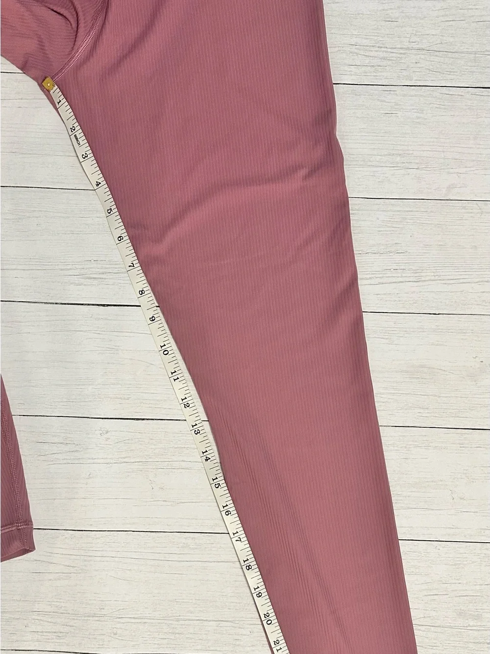 Lululemon Align Ribbed Leggings in Dusty Rose